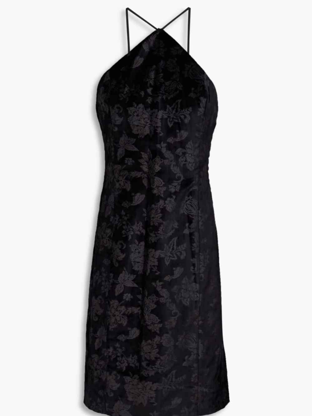RAG & BONE Fara velvet-jacquard dress